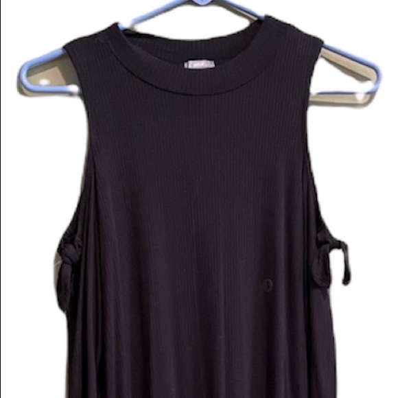 NWT AERIE BLACK OFF THE SHOULDER DRESS Sz SMALL - Picture 5 of 6